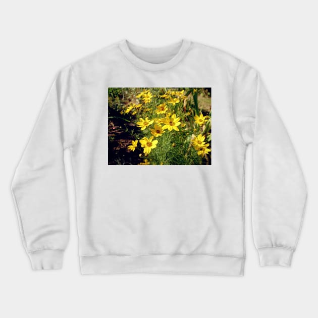 Flowers in yellow Crewneck Sweatshirt by Gourmetkater